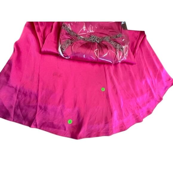 "TABOO" Formal Rhinestone Halter Maxi Dress SZ 9/10 Y2K Barbie Prom PLZ READ!! - Picture 15 of 16